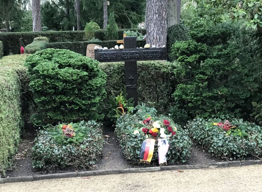 Grabstein Johanna Klepper, geb. Gerstel, Evangelischer Kirchhof Nikolassee, Berlin, Deutschland